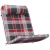 Jastučići za stolice 2 pcs Crveno karo 58 x 77 x 4,5 cm