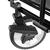 Zložljiv vrtni voziček Leon z zavorami, nosilnost 80kg - Sivatectake