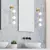 Opviq Domino 11045 Zidna lampa, Bronza