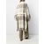 Jil Sander - checked tassel coat - women - Neutrals