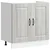 Vidaxl Kuhinjski element z vrati Kalmar Siva Sonoma 80 x 46 x 81,5 cm