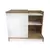 Hanah Home Noćni ormarić Rena, 72x45x60 cm, Beli