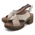 Mona Shoes Ženske sandale, Kožne, Bež