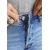 JACK & JONES Kavbojke Glenn moder denim