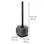 WENKO 71450800 - Komplet za WC VACUUM-LOC QUADRO ED 9,5x37 cm crna