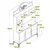 HANAH HOME Lyon 120 Cream Black komoda