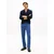 TOMMY HILFIGER Pulover temno modra