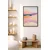 WallXpert uramljena MDF slika ARTNEWCLSYH88, pastelni brežuljci sa ovcama, 50 x 70 cm