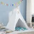 Teepee šator Bijelo 120 x 120 x 150 cm Tkanina i plastika