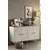 Hanah Home komoda Lessi 180, 180 cm, bela / travertin