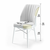 HANAH HOME Set 6 stolica Flex Grey Black