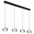 Globo 16024-4 - LED luster na sajli BELINDA LED/24W/230V crna/zadimljena