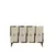 Hanah Home komoda Seza 120, 120 cm, bela / travertin / zlatna