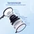 NVC Stona lampa Galaxy Max, 20-40W, Crna