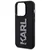 KARL LAGERFELD Maska za telefon 3D Rubber Glitter Logo za iPhone 15 Pro Max crna