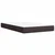 Vidaxl Box spring postelja z vzmetnico temno rjava 120x190 cm blago