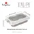 BERLINGER HAUS Tepsija sa poklopcem Taupe Collection BH-8638, 36,5x24,5x5,5cm, Bež