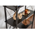 Hanah Home Polica za knjige Elysian, 90x180x33.5 cm, Crna