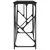 Konzolni stol crni 100 x 40 x 80 cm od konstruiranog drva