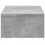 Stalak za monitor ladicama siva boja betona 50x27x15 cm drveni