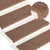 Prostirke za stepenice 15 kom 65x21x4 cm smeđe pravokutne rubove