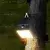 LED zidna solarna lampa sa senzorom LED/2,5W/3,7V IP65 1200 mAh crna