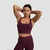 GymBeam Sportski grudnjak Cut-Out Eggplant XXL