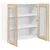 Vidaxl Viseča omarica Sonoma hrast 80 x 31 x 80 cm Konstruiran les