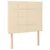 vidaXL Box spring postelja z vzmetnico krem 100x200 cm blago