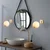 Opviq Zidna lampa Dolunay-3912, 15x31x28cm, IP20, Zlatno-bela boje