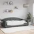 Vidaxl Raztegljiva postelja temno siva 100x200 cm blago