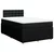 Vidaxl Box spring postelja z vzmetnico črna 120x190 cm blago