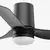 FARO 33834WT-1TW-LED prigušiva vent. MINI PUNT TUB S 10W/230V crna prečnik 90 cm WT + daljinski upravljač