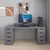 Hanah Home radni sto Alen 180cm 8 Drawer, 180 cm, antracit