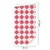 Tapeta Basic Retro Checked Coral and White 50x1000 cm
