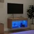 TV ormarić s LED svjetlima boja hrasta sonome 60 x 30 x 30 cm