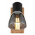 Globo 54307-1W - Zidna spot svetiljka CLAUDE 1xE14/40W/230V crna/drvo