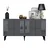 Hanah Home Konzola Junes, 150x79x40 cm, Antracit-srebrne boje