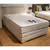 BOXSPRING KREVET 140/200 cm bež