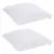 Duvet za sve sezone s jastukom 3 pcs Bijelo Mikrovlakna
