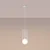 Sollux SL.1331 - Luster na sajli BRINA 1xG9/8W/230V bela