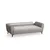 Atelier del Sofa Trosed na razvlačenje Aren 85x43x175cm Sivi