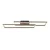 Globo 67208-30 - LED Plafonsko svetlo DAKARI LED/30W/230V 3000K 60x80 cm crna