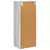 vidaXL Viseča omarica s polico Riga Siva Sonoma 40 x 29,5 x 100 cm