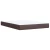 vidaXL vidaXL Box spring postelja z vzmetnico temno rjava 160x200 cm blago, (21308086)
