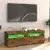 TV ormarić s LED svjetlima boja dimljenog hrasta 120x35x40 cm