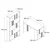 Hanah home Polica 120x75,4x60?cm Orah