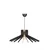 Opviq Luster Boomerang, 20cm, 59 cm, Crni
