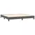 shumee Box spring postelja z vzmetnico temno siva 200x200 cm žamet