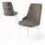 Hanah Home Set stolica Pare, 46x94x46 cm, 6 komada, Belo-smeđe